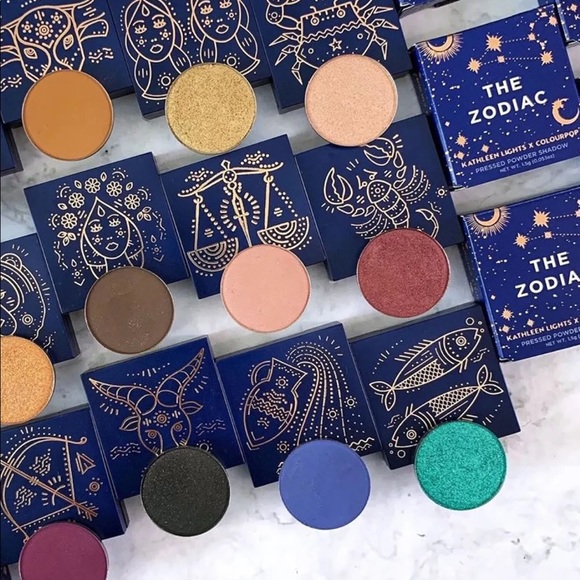 🆕✨ LOT OF 12: Zodiac Individual Eyeshadows - Kathleen Lights x Colourpop - NEW - Picture 4 of 4